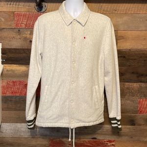 Champion button down sweatshirt jacket